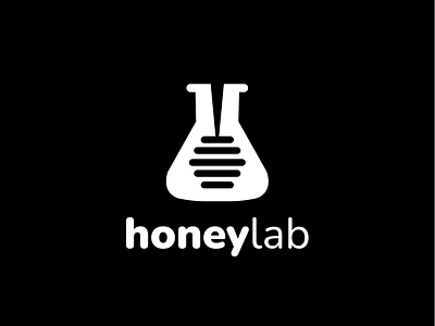 Honey Lab Logo design honey honey lab logo lab logo logo honey logo lab logos simple logo