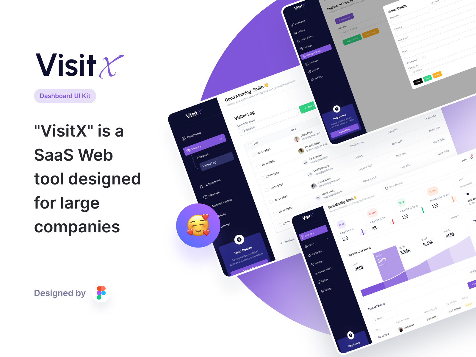 Visitor Management Dashboard Uiux By Sharin Khanam рџ ґ On Dribbble Visitor Management Dashboard Uiux By Sharin Khanam рџ ґ On Dribbble