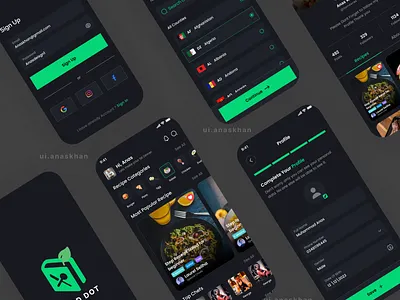 Food tutorial app ui Design delivery delivery app design food food app design food app ui deisgn food app ux desgin food delivery app food design food video food video tutorail foody ui ui ux design