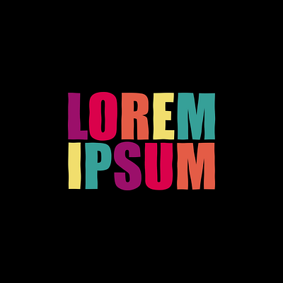 Lorem Ipsum Animation adobe photoshop animation graphic design illustration motion graphics typography typographyanimation vector