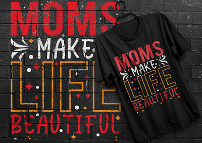 Mothers day t-shirt design animation graphic design mothers day t shirt design