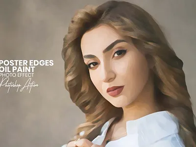 Poster Edges Oil Paint Photoshop photo retouching