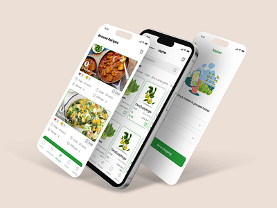 Recipe & food selling app design dryfruit app fruit app recipe app recipe app design ui ui design ui ux design ux design vegetable app