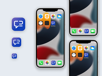 App icon for a mobile application app icon blue branding dailyui design graphic design icon logo mobile app ui ux