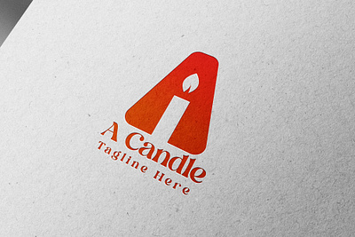 A Candle Logo(unused) a letter a letter logo best logo branding candle candle logo design graphic design illustration letter a letter a logo logo logo design logo for sale ui vector