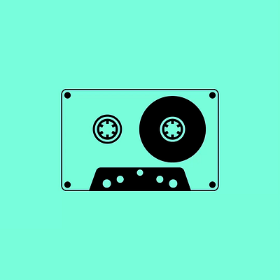 Instagram reel #1 (sound) animation branding cassette design illustration instagram lofi minimal minimalistic mograph monochrome motion graphics music simple sns social media tape typography vector