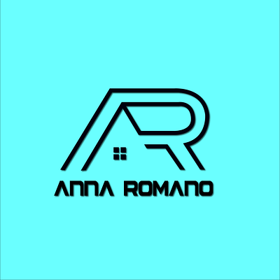 This is a logo anna romano. logo