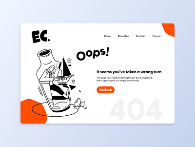 404 Page 404 page branding dailyui error page graphic design illustration line art ui ui design ux web design