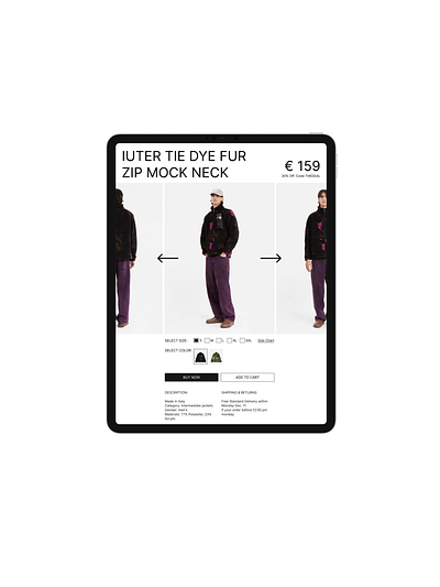 E-commerce concept ui