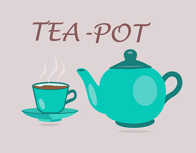 Teapot illustration branding coffee design drink graphic design icon illustration illutration logo tea teapot teapot illustration vector vetor art
