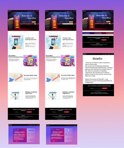 Explore the world with TICKETPRO branding freelancing ticketbooking ui