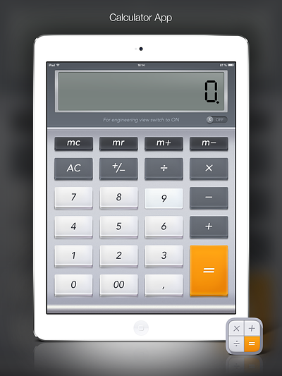 Design of calculator app calculator calculator app calculator icon icon