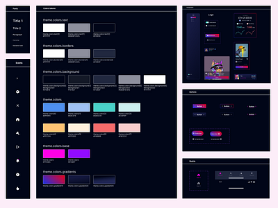 Design System - NFT Marketplace dashboard design design system marketplace nft nft marketplace styles system ui uidesign