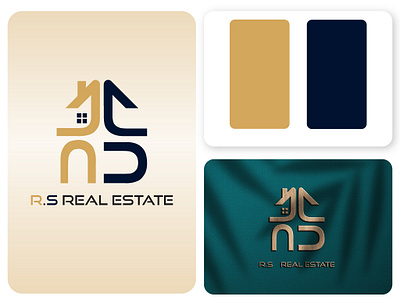 logo, logo design ( R&S letter ) for real Estate branding design graphic design logo