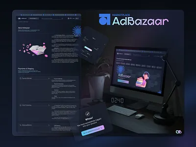 Book MarketPlace / Desktop version animation dailyui graphic design logo marketplace uiux user interface web design website