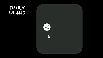 DAILY UI #10 - Social Share app design ui ux