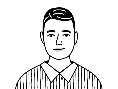 Vector avatar avatar black and white branding drawing graphic design hand drawn illustration monochrome self portrait traced vector