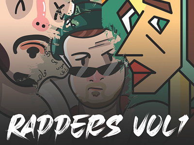 Rappers Vol.1 cartoon cubism hiphop illustration illustrator picasso rap vector