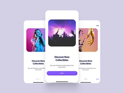 Onboarding screen / UI Design mobile ui onboarding ui design