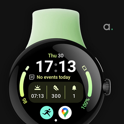 InfoBlock 2: Wear OS 4 watch face amoled watch faces amoledwatchfaces android design galaxy watch 6 pixel watch pixel watch 2 wear os