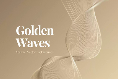 Luxury Gold Grid Wave Backgrounds abstract backdrop background brown elegant flow flowing futuristic gold wave golden grid illustration luxury rich smooth vector wallpaper wave waves wireframe