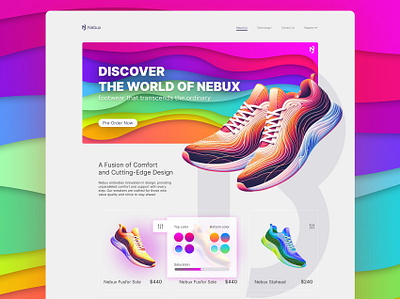 Design for Nebux — concept design chatgpt design figma gpt graphic design logo ui uiux ux