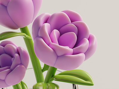 3D Flowers done in Blender 3d 3dart 3dflowers blender blender3d cycles design