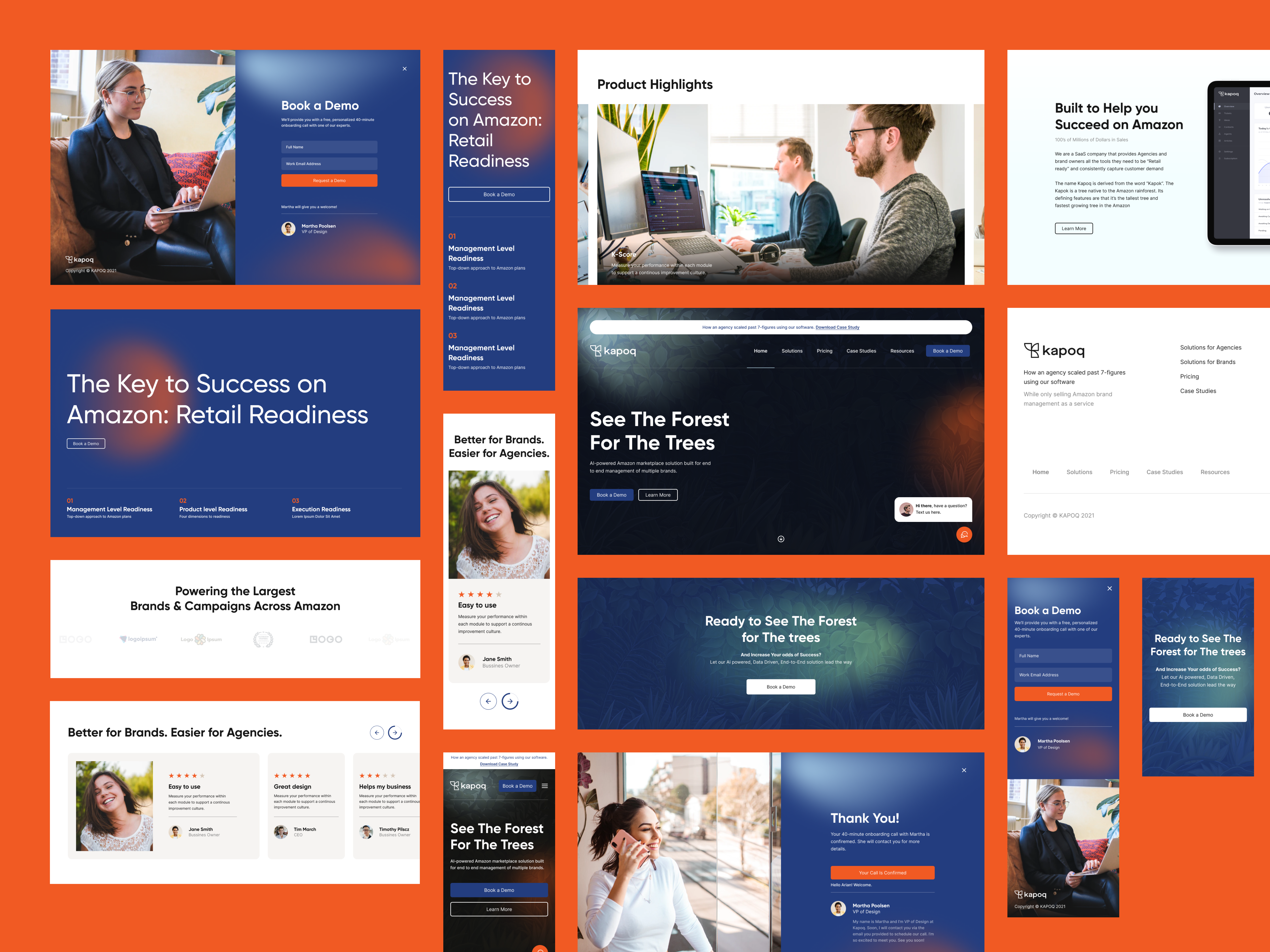 Kapoq Website - Early Concepts advertising amazon analytics art direction brands customer experience dashboard layout management marketplace responsive design saas software ui ux web web design