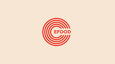 eFood Retro Logo brand branding design greek illustration logo logotype retro