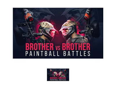 Boys Paintball Battle Youtube Thumbnail ad banner banner thumbnail youtube youtube thumbnail