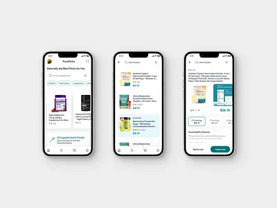 Mobile E-Commerce ecommerce ios app mobile mobileapp shopping ui design wellness