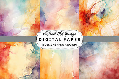 Abstract Old Grudge Paper Background commercial use art