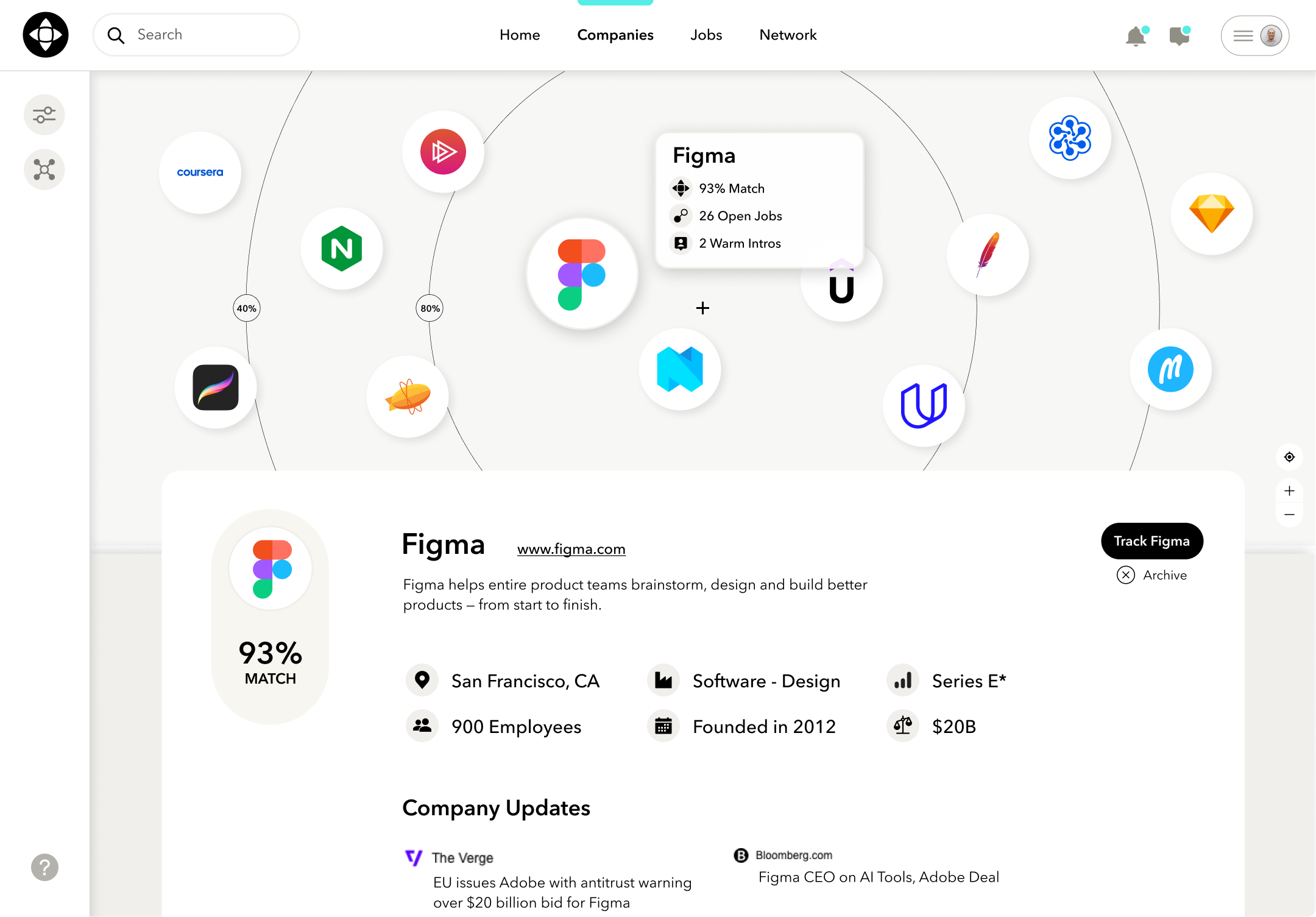 Professional Platform UI Design clean design desktop interface design minimal network platform ui user interface ux