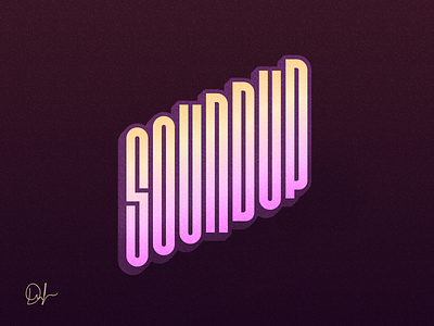 Sound up color palete typography