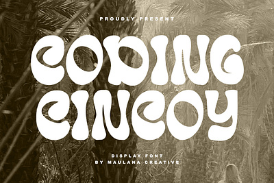 Coding Cincoy Display Font branding font fonts graphic design logo nostalgic