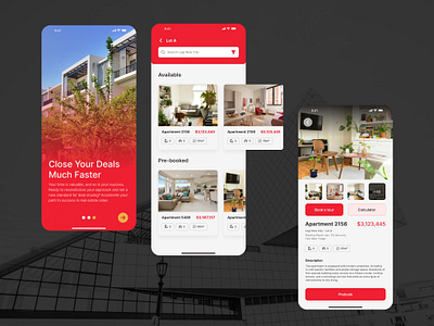 Real Estate Agent app design figma graphic design mobile real estate ui uidesign