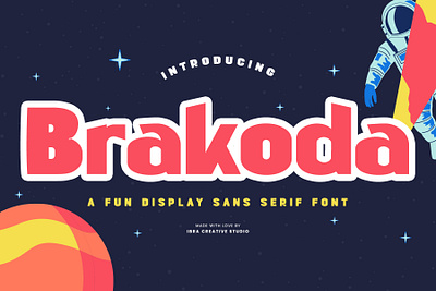 Brakoda – A Fun Display Sans Serif futuristic