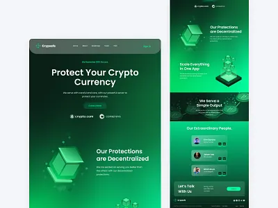 Web Design for Crypsafe brand brand identity branding design figma framer graphic design illustration landing page logo ui ui design ux vector web design webflow website design