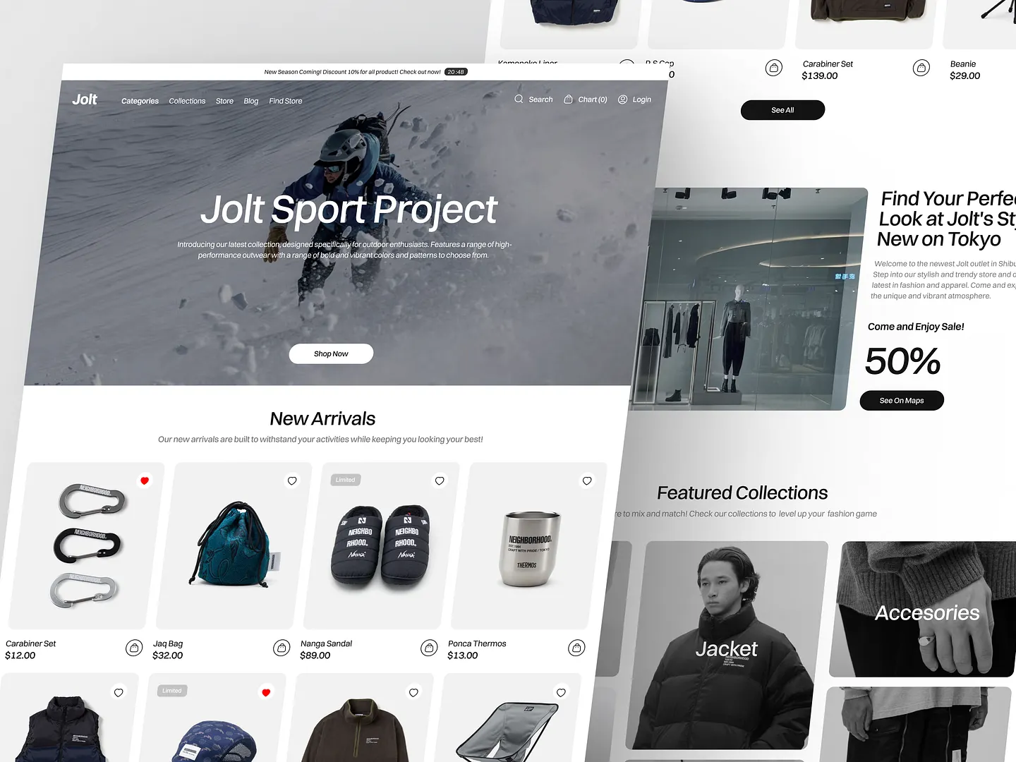 Modern E-Commerce Website Design for Fashion Brands