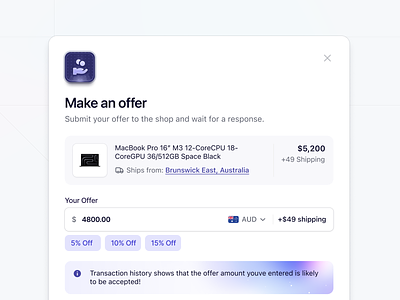 Ecommerce Modal app cart checkout clean design ecommerce interface manage minimal modal overlay popup product design saas settings ui ui design ux ux design web