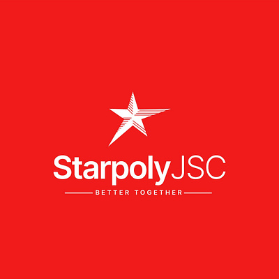 STARPOLY JSC | LOGO DESIGN & BRAND IDENTITY animation branding bussiness company logo design factory factory logo graphic design illustration logo star star logo vector