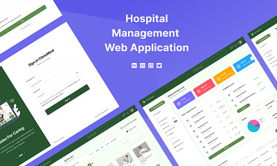 Clinic Management - Web App app branding dashboard design graphic design hospitality hrs icon illustration logo ui ux vector webapplication wireframe