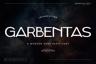 Garbentas – A Modern Sans Serif futuristic