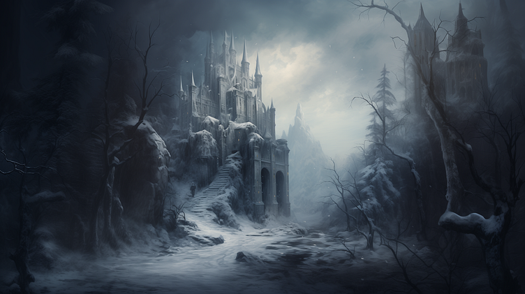 The Haunting Citadel Of Ice And Shadows By David Macdonald 