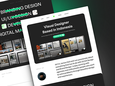 Forplio - Landing Page design graphic design landingpage minimalist portfolio ui uiux web web design