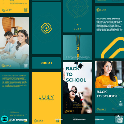 LUCY EDUCATION CENTER 3t branding branding design graphic graphic design logo logo design logo edu logo vietnam lucy education center truong thanh thang vector