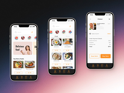 Restorant Website And Application Design app mobile restaurant ui ui kit website