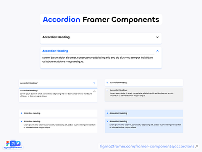 Framer Accordion Components components design systems framer framer components framer components library framer designs framer sections framer website ui uicomponents