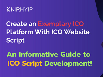 ICO Script: Streamline Token Creation, Maximize Profits! blockchain branding business cryptocurrency ico script ico script software ico software investment software software development