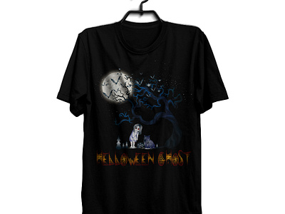 Halloween T- Shirt Design by Shipna Begum on Dribbble